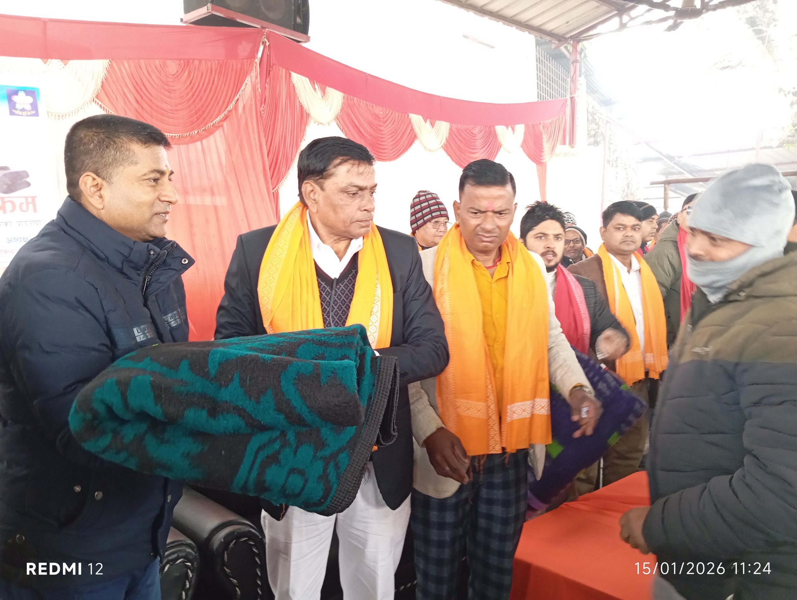 माघे संक्रान्तिमा कम्बल वितरणलाई निरन्तरता  सामुदायिक