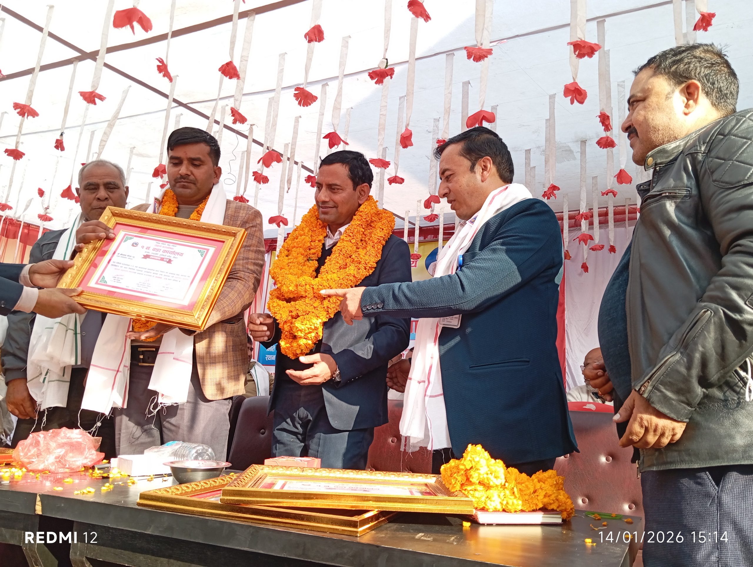 रोहिणी–१ मा  वडा कार्यालय भवनको उद्घाटन