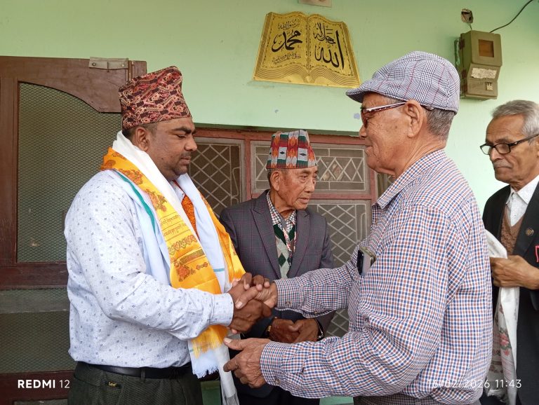 रूपन्देही–३ मा मोजिब अलीको घरदैलो अभियान सुरु,