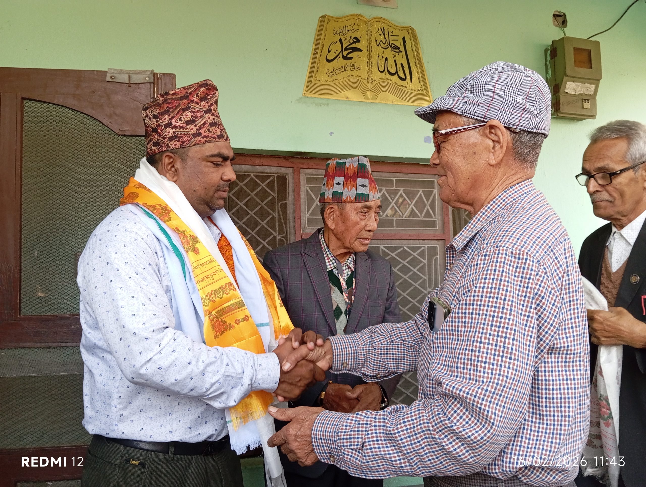 रूपन्देही–३ मा मोजिब अलीको घरदैलो अभियान सुरु,