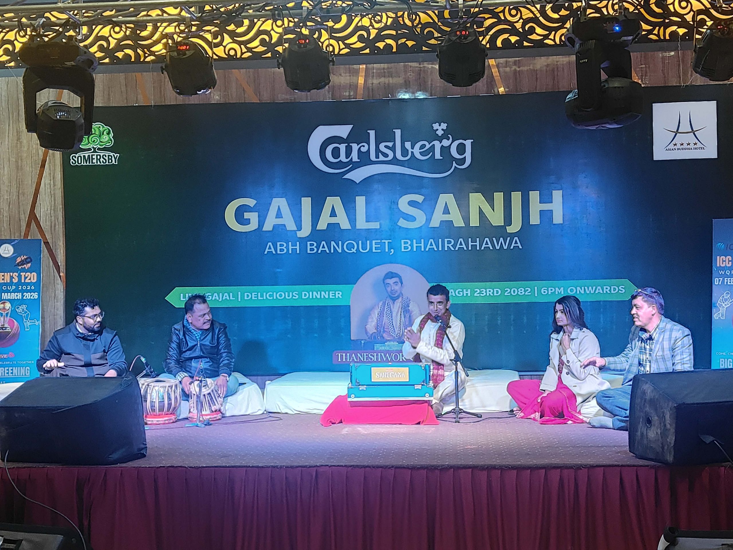 भैरहवाको एसियन बुद्ध होटलमा ‘गजल साँझ’ सम्पन्न