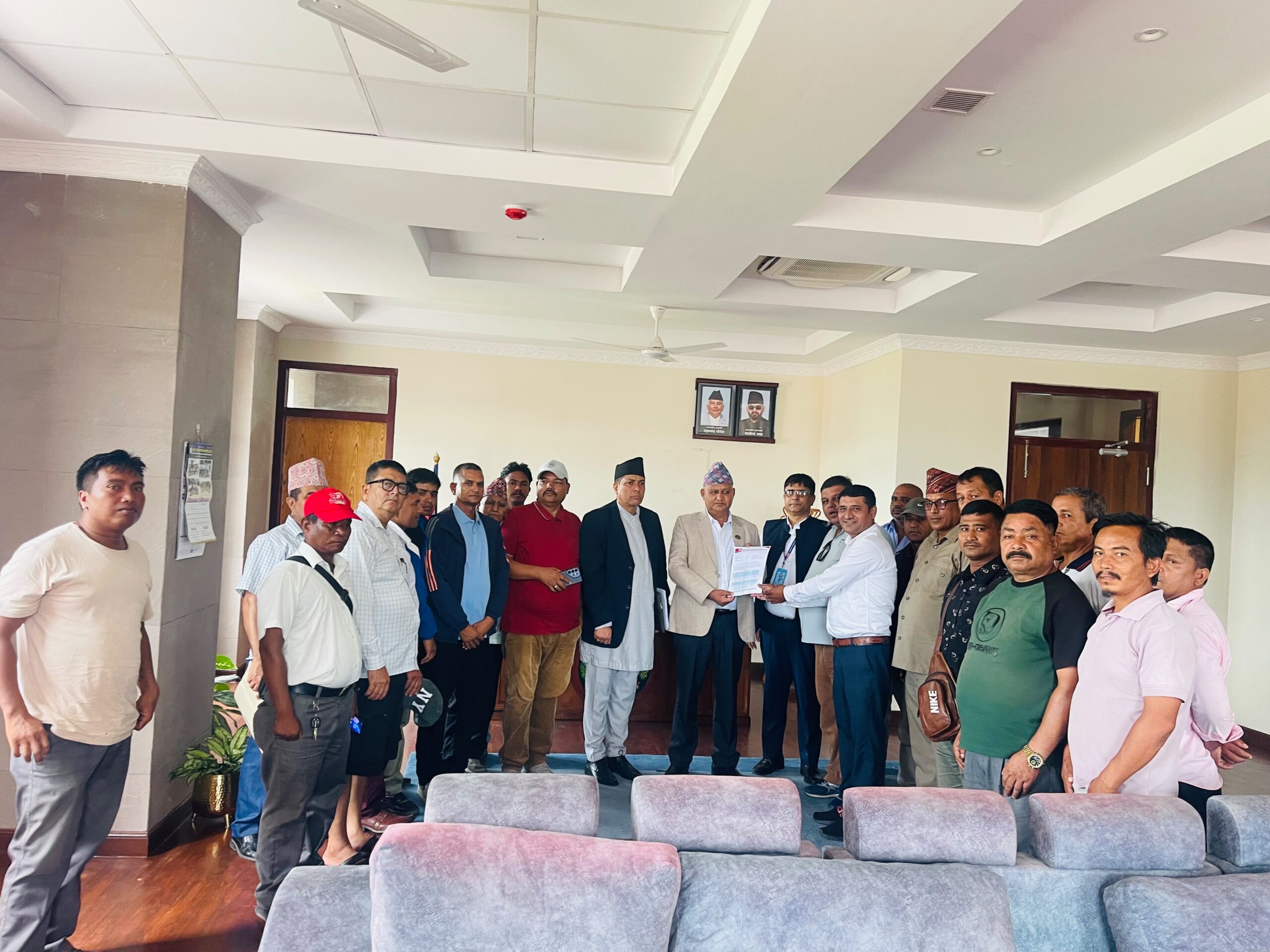 यातायात ऐनका प्रावधान सच्याउन मजदुर संगठनको माग
